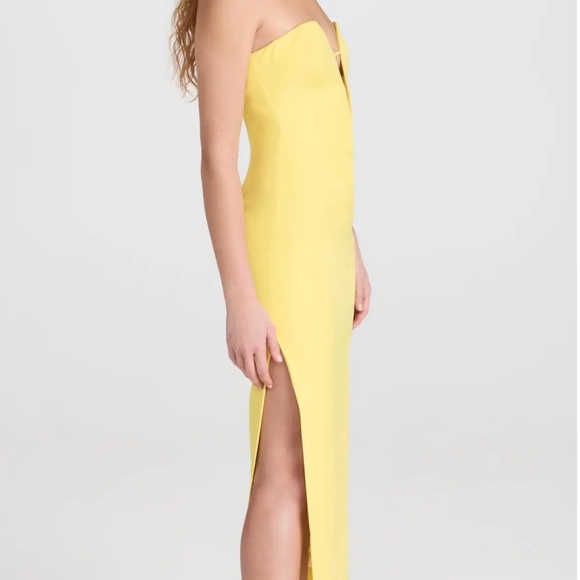 Bardot Eleni Midi Dress - Yellow (Sunshine) - Picture 3 of 6